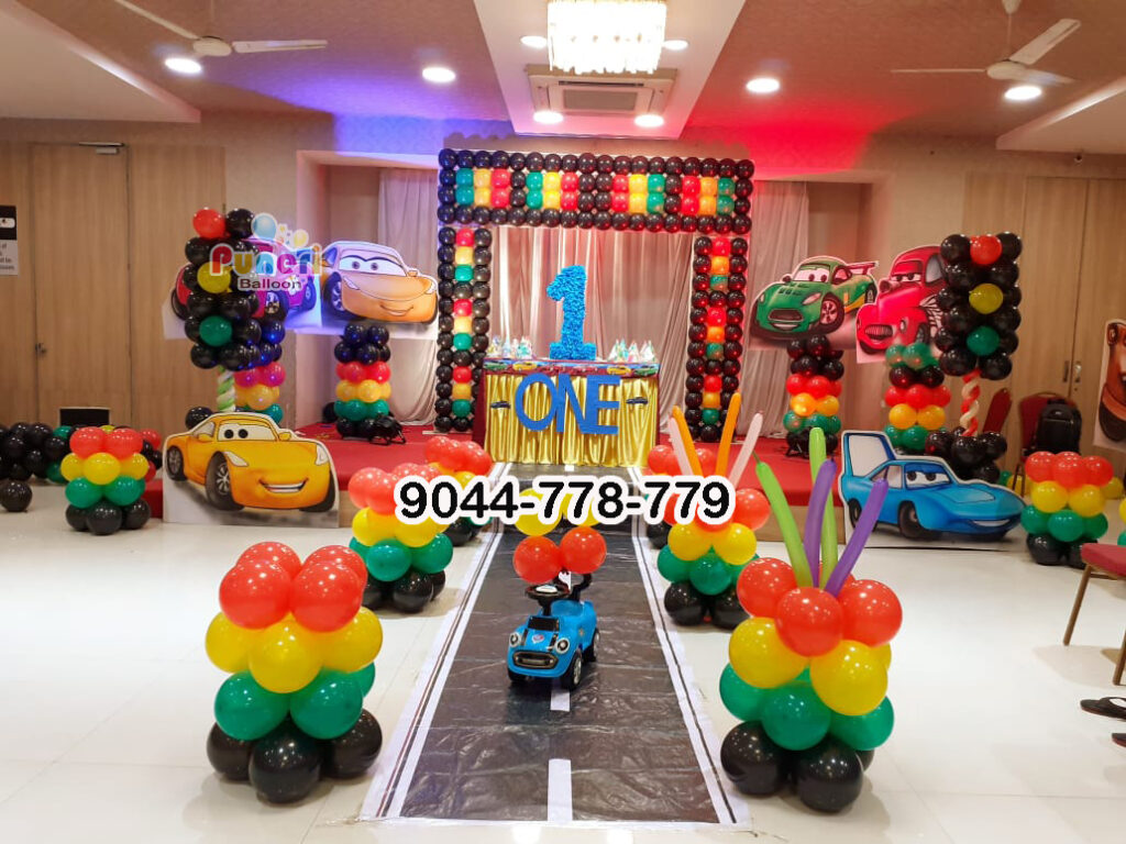 car theme cake | cars toys | car theme party decoration