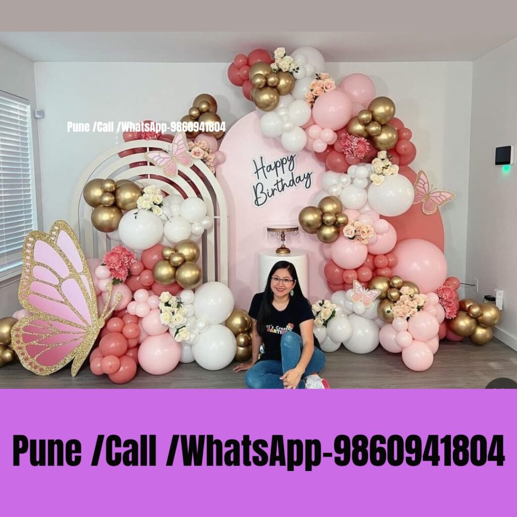 butterfly theme decoration pune