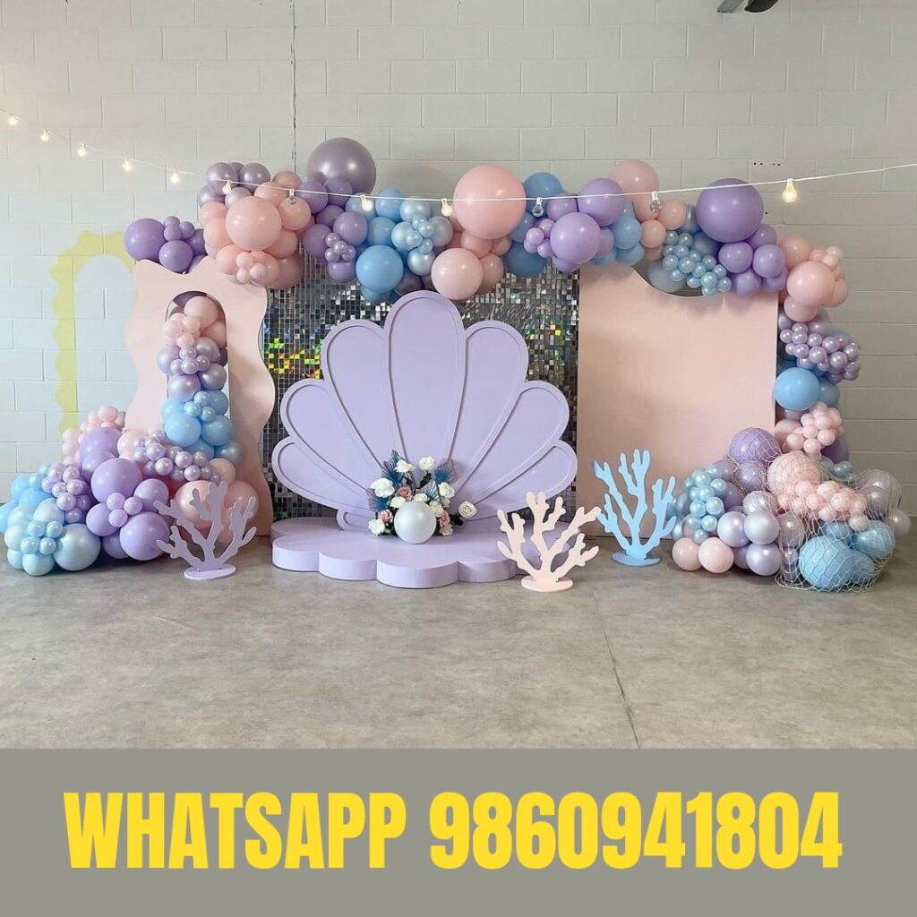 birthday decoration pune | tayyab production pune , mermaid